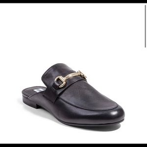 Black leather Steve Madden Mules Sz 11